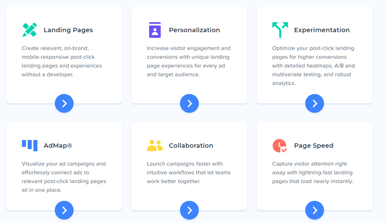 Instapage features