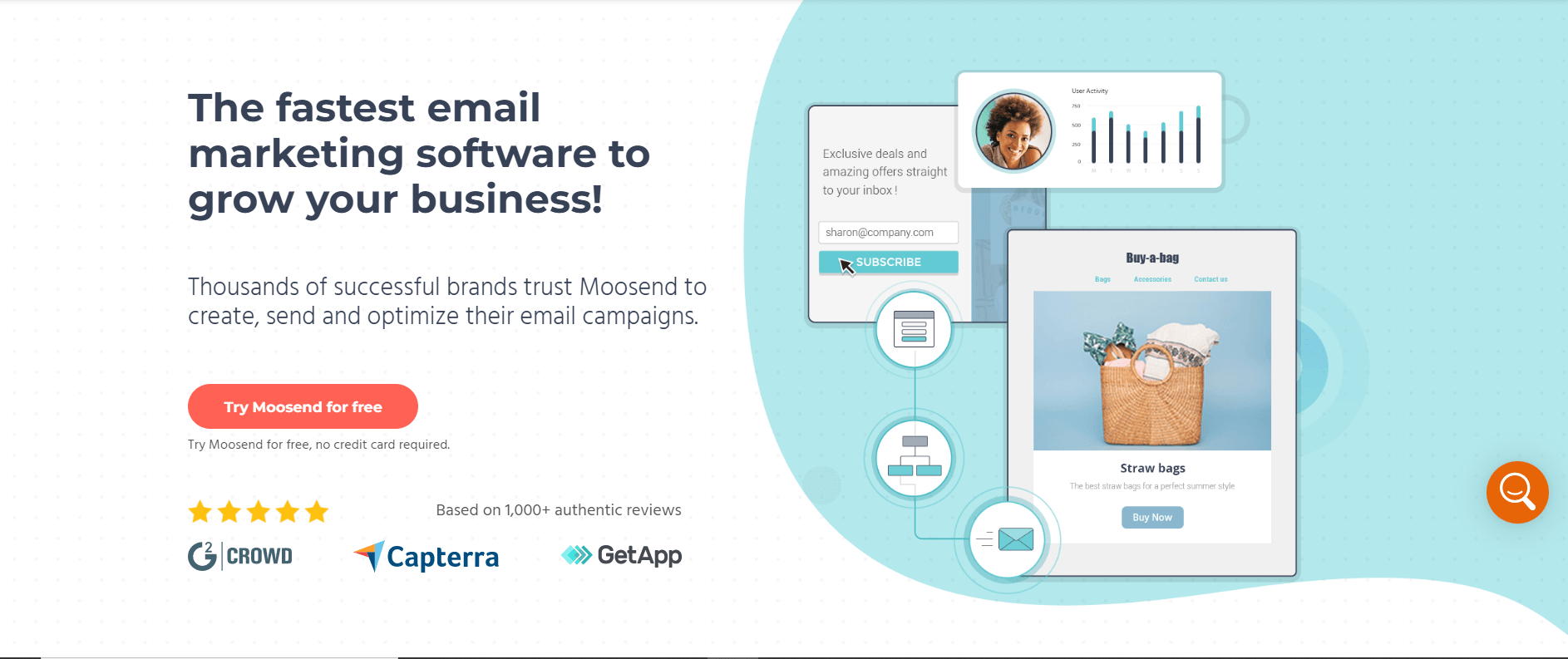 Moosend Email Marketing Software Review: A High-Rated Mailchimp Alternative