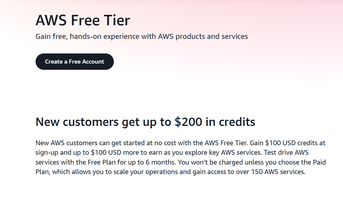 AWS Free hosting