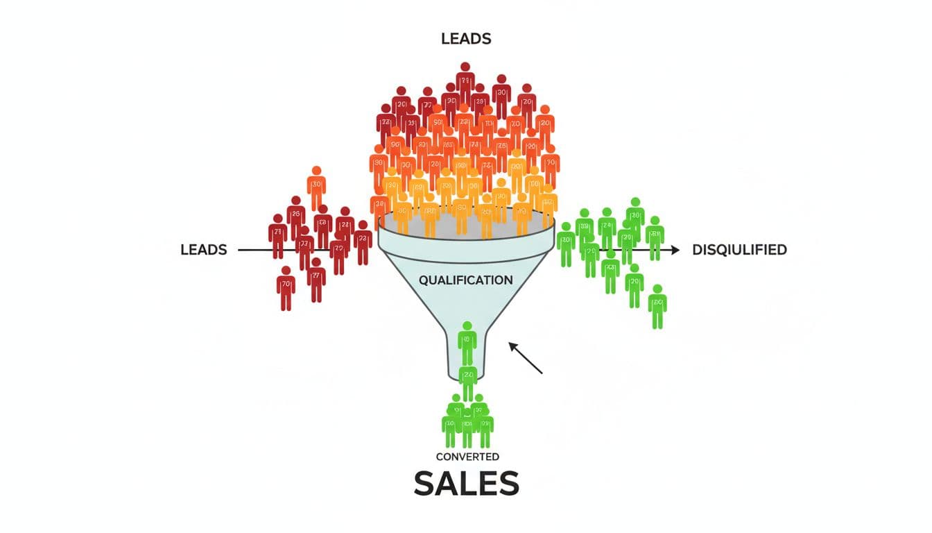 What is lead scoring?